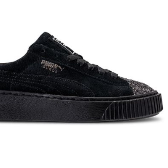 NWT-Women's Suede leather Platform Sneakers 8 - Picture 3 of 8